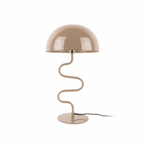 Leitmotiv tafellamp Twist – bruin – 31x31x54cm – Paddenstoellamp Leitmotiv tafellamp Twist – bruin – 31x31x54cm – Paddenstoellamp