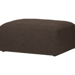noo.ma Yaro Ottoman Chocolate Brown Bouclé – voetenbank en extra zitpl noo.ma Yaro Ottoman Chocolate Brown Bouclé – voetenbank en extra zitpl