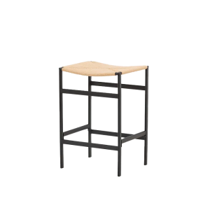 Nest living Roan metalen barkruk zwart – met rotan zitting – 66 cm Nest living Roan metalen barkruk zwart – met rotan zitting – 66 cm