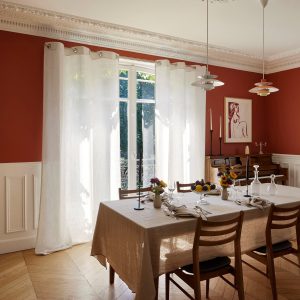 Madura Veiling Neapoli gevlekt ivoor 145×350 cm