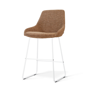 Nolon Nino-Isa barkruk bruin blend – wit onderstel – 65 cm Nolon Nino-Isa barkruk bruin blend – wit onderstel – 65 cm