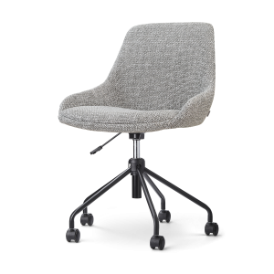 Nolon Nout-Isa bureaustoel grijs blend – zwart onderstel Nolon Nout-Isa bureaustoel grijs blend – zwart onderstel