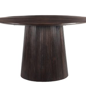 Livingfurn eetkamertafel Salvator Walnut – 130cm – mangohout Livingfurn eetkamertafel Salvator Walnut – 130cm – mangohout