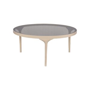 New Routz salontafel Montana large zand metaal/glas New Routz salontafel Montana large zand metaal/glas