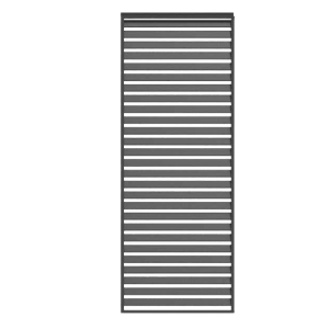 MIRADOR 111 Lamellenwand 1,13m voor Deluxe Pergola's – Antraciet MIRADOR 111 Lamellenwand 1,13m voor Deluxe Pergola's – Antraciet