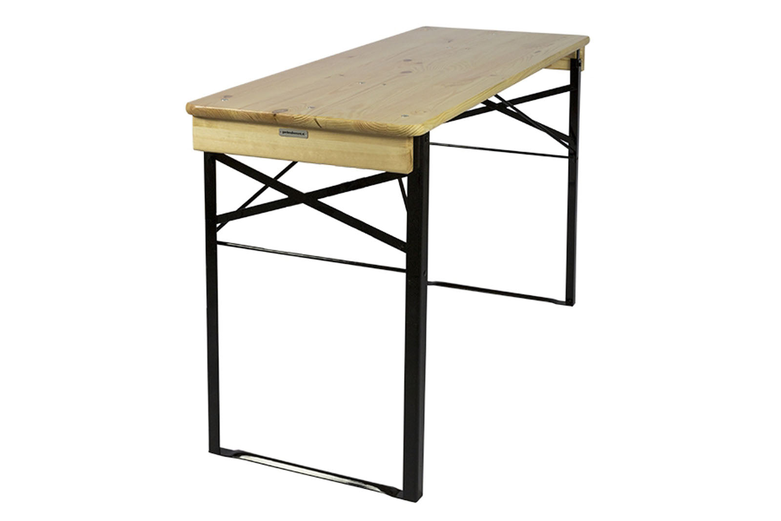 MaximaVida inklapbare picknicktafel Berlijn 120 x 50 cm 3-laags blanke