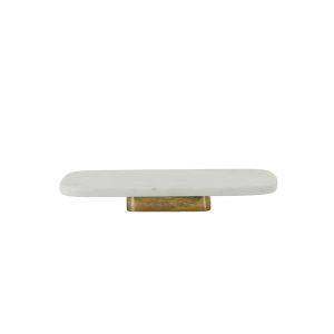 Light & Living schaal LABADE – 36×16.5x5cm – wit Light & Living schaal LABADE – 36×16.5x5cm – wit
