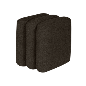 noo.ma Radd Poef – chocoladebruin bouclé, compact zitpoef noo.ma Radd Poef – chocoladebruin bouclé, compact zitpoef