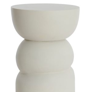 Light & Living bijzettafel AZALIO – Ø35x45cm – wit Light & Living bijzettafel AZALIO – Ø35x45cm – wit