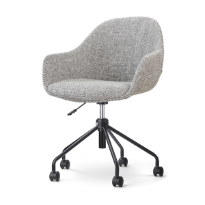 Nolon Nout-Mae bureaustoel grijs blend – zwart onderstel Nolon Nout-Mae bureaustoel grijs blend – zwart onderstel