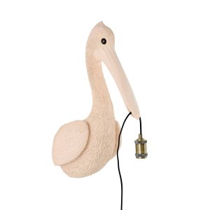 Light & Living wandlamp Pelikaan – roze – 33x28x63cm Light & Living wandlamp Pelikaan – roze – 33x28x63cm
