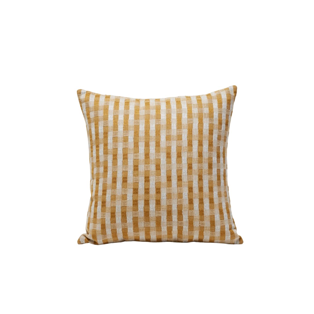 Madura Kussenovertrek Castin natuurlijk en oker 40x40 cm
