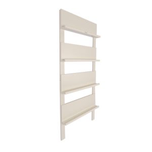 MaximaVida wandrek Jamie ivoor boekenrek – tijdschriftenrek – 180 x 80 MaximaVida wandrek Jamie ivoor boekenrek – tijdschriftenrek – 180 x 80