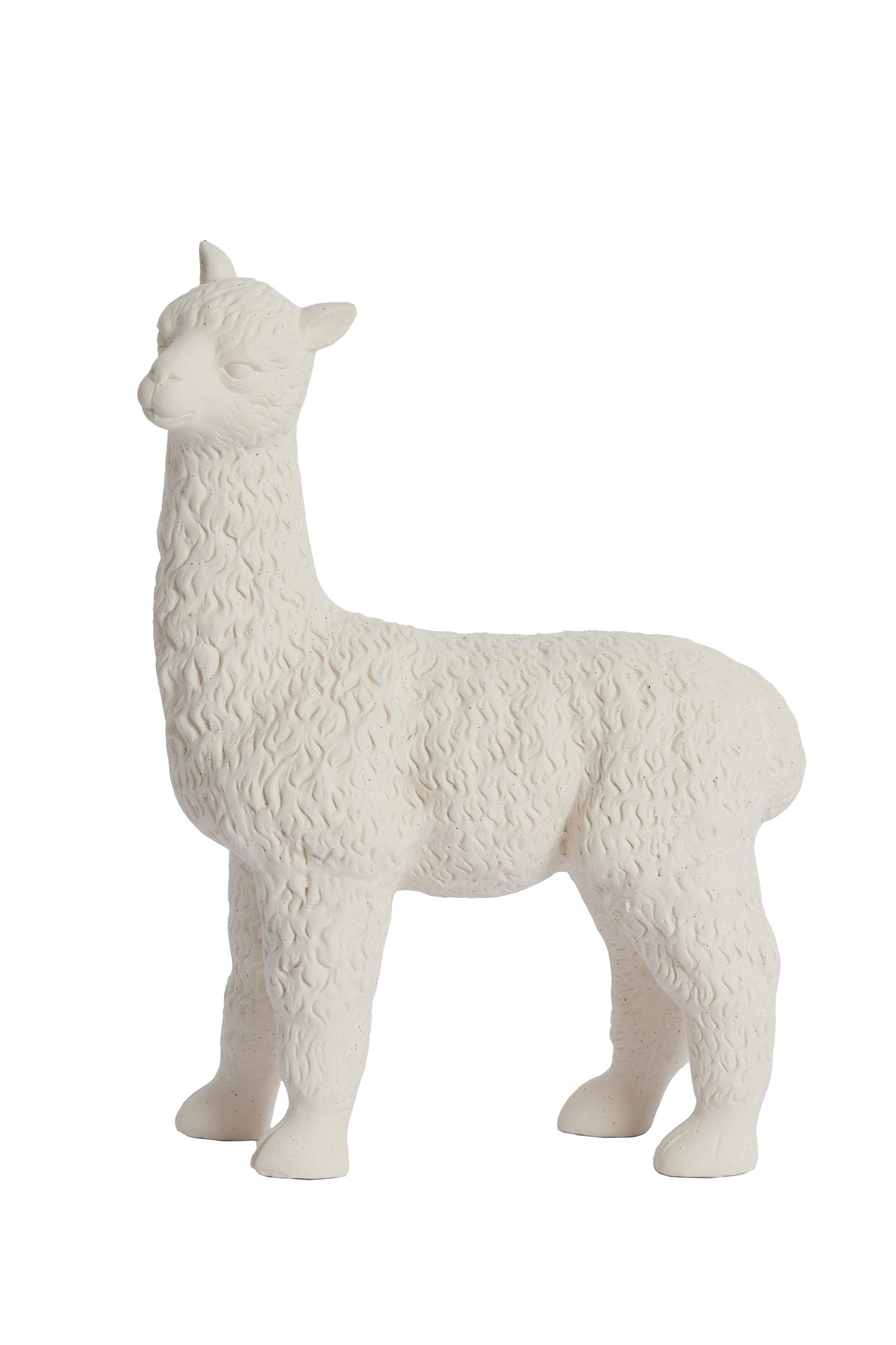 Light & Living ornament ALPACA - 29x13x39cm - wit