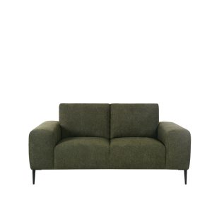 LABEL51 2-Zits Bank Ferraro – Donkergroen Bouclé – 172x88x85cm