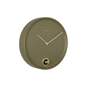 Karlsson wandklok Esencia Cuckoo – groen – Ø30cm Karlsson wandklok Esencia Cuckoo – groen – Ø30cm