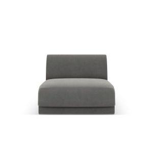 Micadoni Bestuurder Miley flueel lichtgrijs – 90x75x70cm