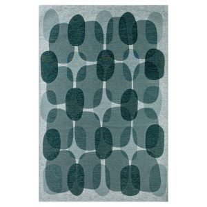 Lola&Moi vloerkleed Green Eggs – turquoise – 200x280cm Lola&Moi vloerkleed Green Eggs – turquoise – 200x280cm