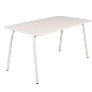 MaximaVida metalen tuintafel Max 150 x 80 cm ivoor MaximaVida metalen tuintafel Max 150 x 80 cm ivoor