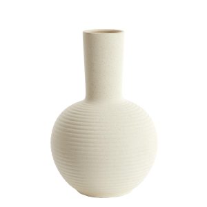 Light & Living vaas Ulloa – wit – Ø34cm Light & Living vaas Ulloa – wit – Ø34cm