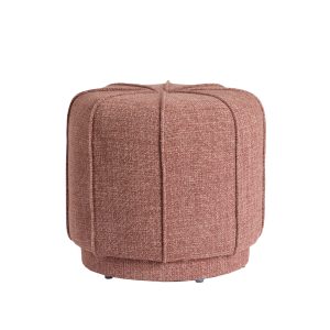 Light & Living poef Belisso – roze – Ø50.5cm Light & Living poef Belisso – roze – Ø50.5cm