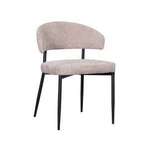 LABEL51 Eetkamerstoel Bliss – Beige Stof – Zithoogte 47cm – Set van 2 LABEL51 Eetkamerstoel Bliss – Beige Stof – Zithoogte 47cm – Set van 2