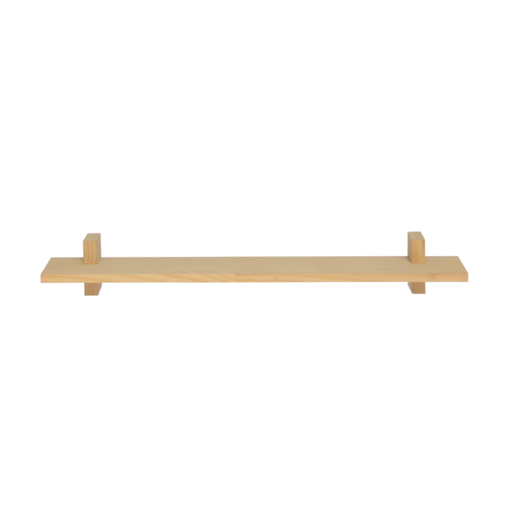 Naan Furniture Wandplank Deyá - Natuurlijk ongelakt massief - Individu