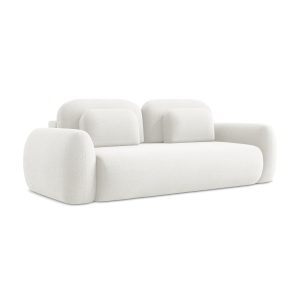 LaMiaSofa 3-zits slaapbank Ferretti – bouclé – wit – 266x121x95 LaMiaSofa 3-zits slaapbank Ferretti – bouclé – wit – 266x121x95