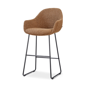 Nolon Nino-Mae barkruk bruin blend – zwart onderstel – 75 cm