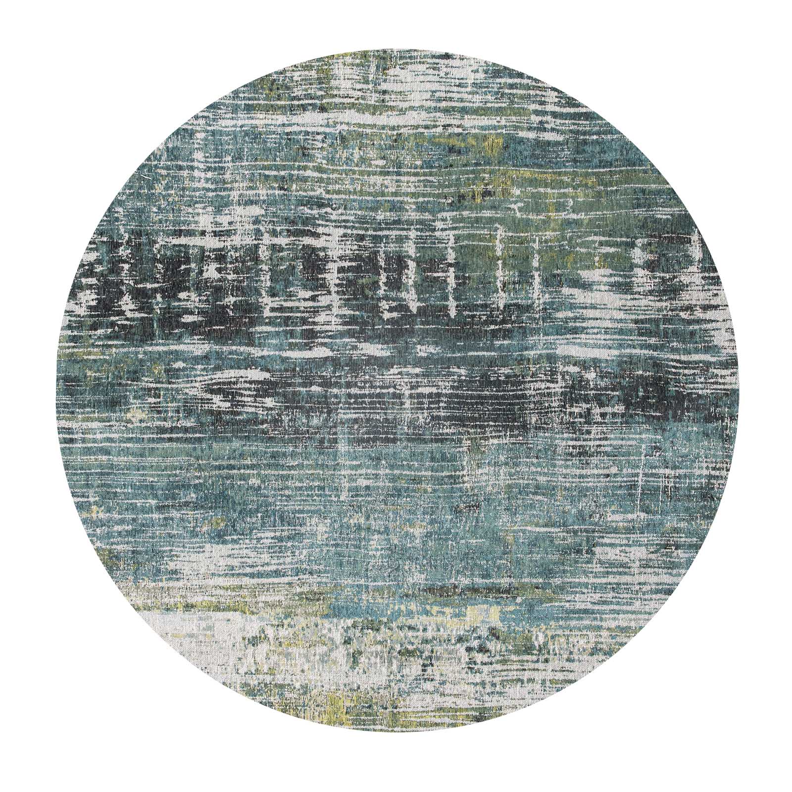 Ecorugs vloerkleed Glen Cove - blauw - 240x240cm