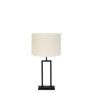 Light & Living tafellamp Shiva/Livigno – zwart, wit – 30x30x62cm Light & Living tafellamp Shiva/Livigno – zwart, wit – 30x30x62cm