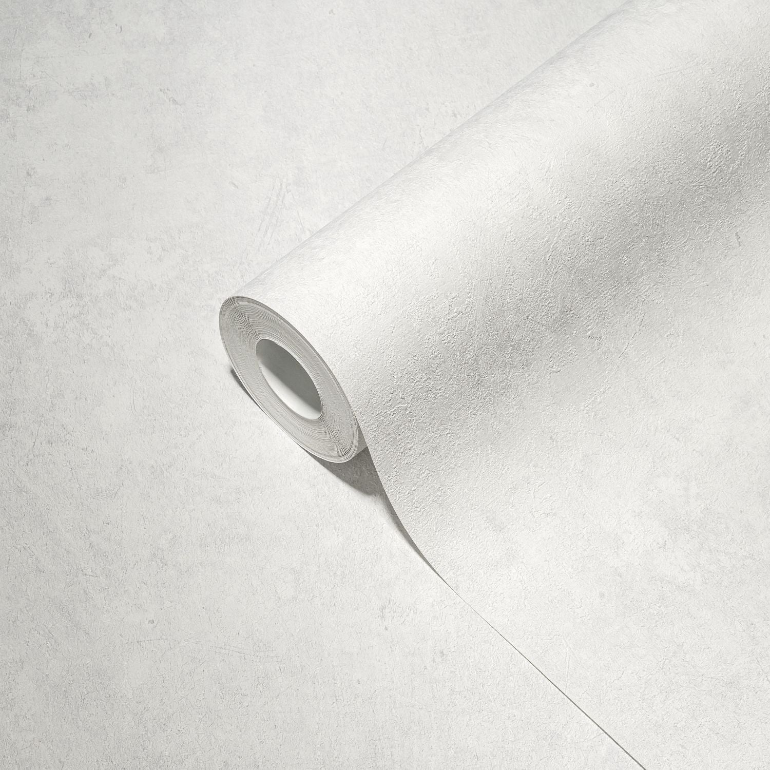 Livingwalls behang betonlook wit en grijs - 53 cm x 10.05 m - AS-39223