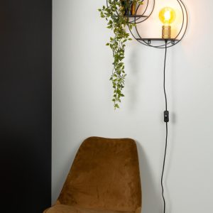 Lucide wandlamp CIRCLE – 1xE27 – Zwart Lucide wandlamp CIRCLE – 1xE27 – Zwart