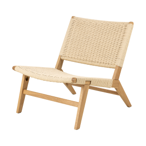 Lisomme William Houten Fauteuil met Gewoven Zitting – Beige Lisomme William Houten Fauteuil met Gewoven Zitting – Beige
