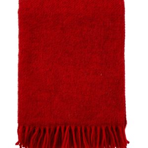 Klippan 100% wollen deken – Gotland – rood – 130x200cm