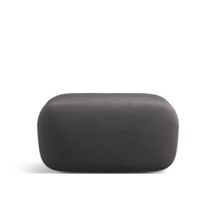 Micadoni Poef Jenny flueel donkergrijs – 88x90x40cm Micadoni Poef Jenny flueel donkergrijs – 88x90x40cm
