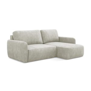 LaMiaSofa hoekbank rechts Corle – chenille stof – parel – 207x148x86 LaMiaSofa hoekbank rechts Corle – chenille stof – parel – 207x148x86