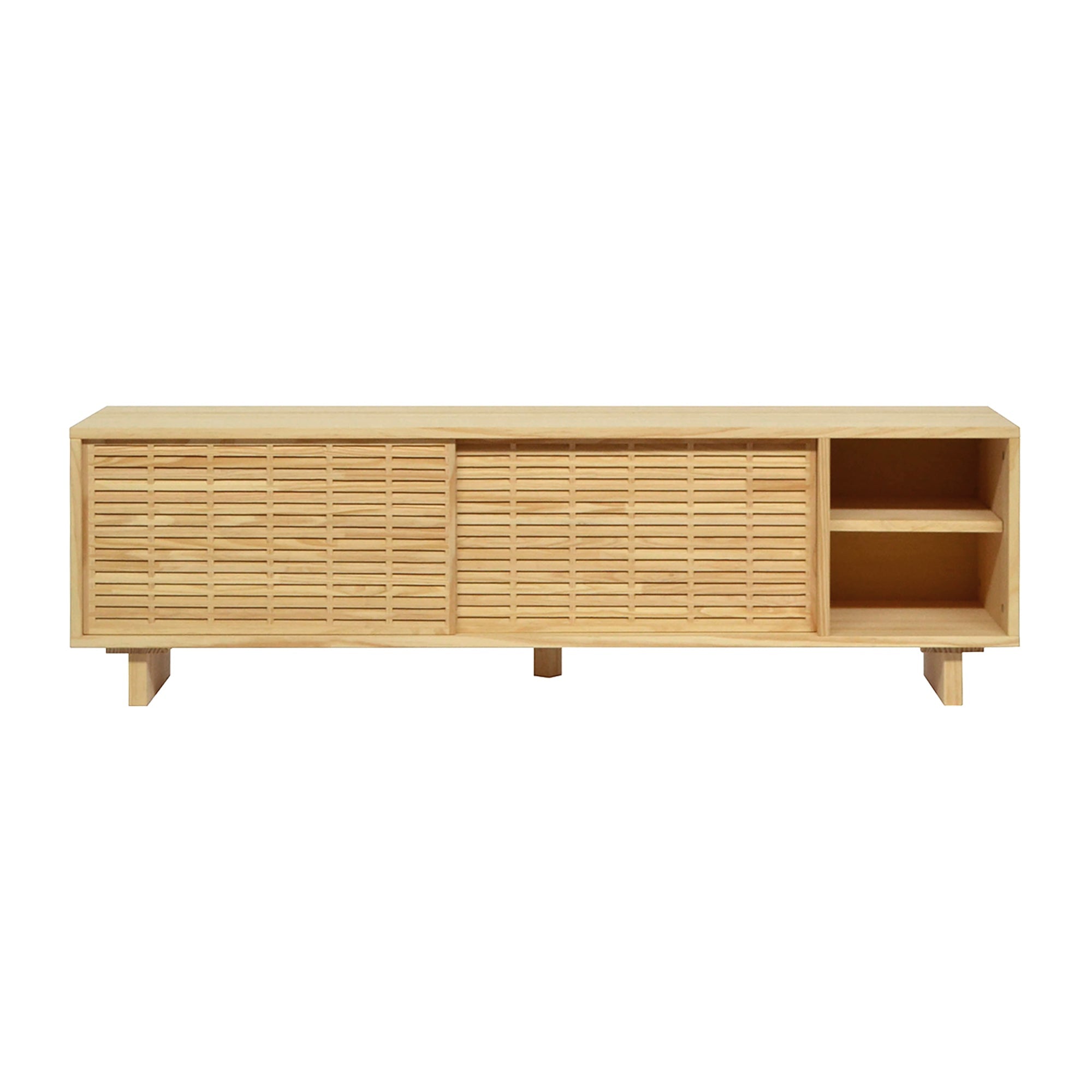 Naan Furniture TV meubel Galera - Natuurlijk grenen ongelakt - 150 cm