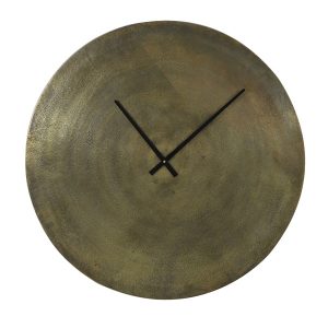 Light & Living klok LICOLA – 74x2x74cm – brons Light & Living klok LICOLA – 74x2x74cm – brons