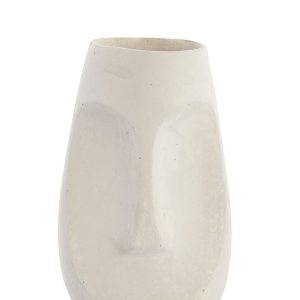 Light & Living pot FACE – Ø18×29.5cm – wit Light & Living pot FACE – Ø18×29.5cm – wit