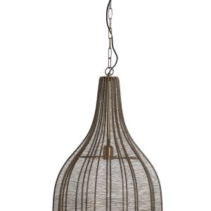 Light & Living hanglamp MARIAMA – Ø45x61cm – brons