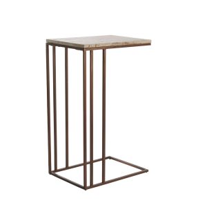 Light & Living bijzettafel Roshan – bruin – 41x31x66cm Light & Living bijzettafel Roshan – bruin – 41x31x66cm