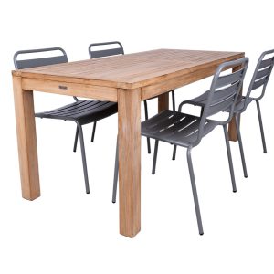 MaximaVida tuinset Java 180 cm muisgrijs MaximaVida tuinset Java 180 cm muisgrijs