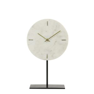 Light & Living klok Moreno – wit – Ø26cm Light & Living klok Moreno – wit – Ø26cm