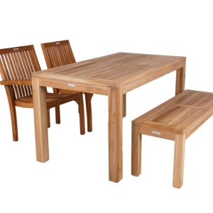 MaximaVida teak tuinset Java 180 cm – 4-delig MaximaVida teak tuinset Java 180 cm – 4-delig