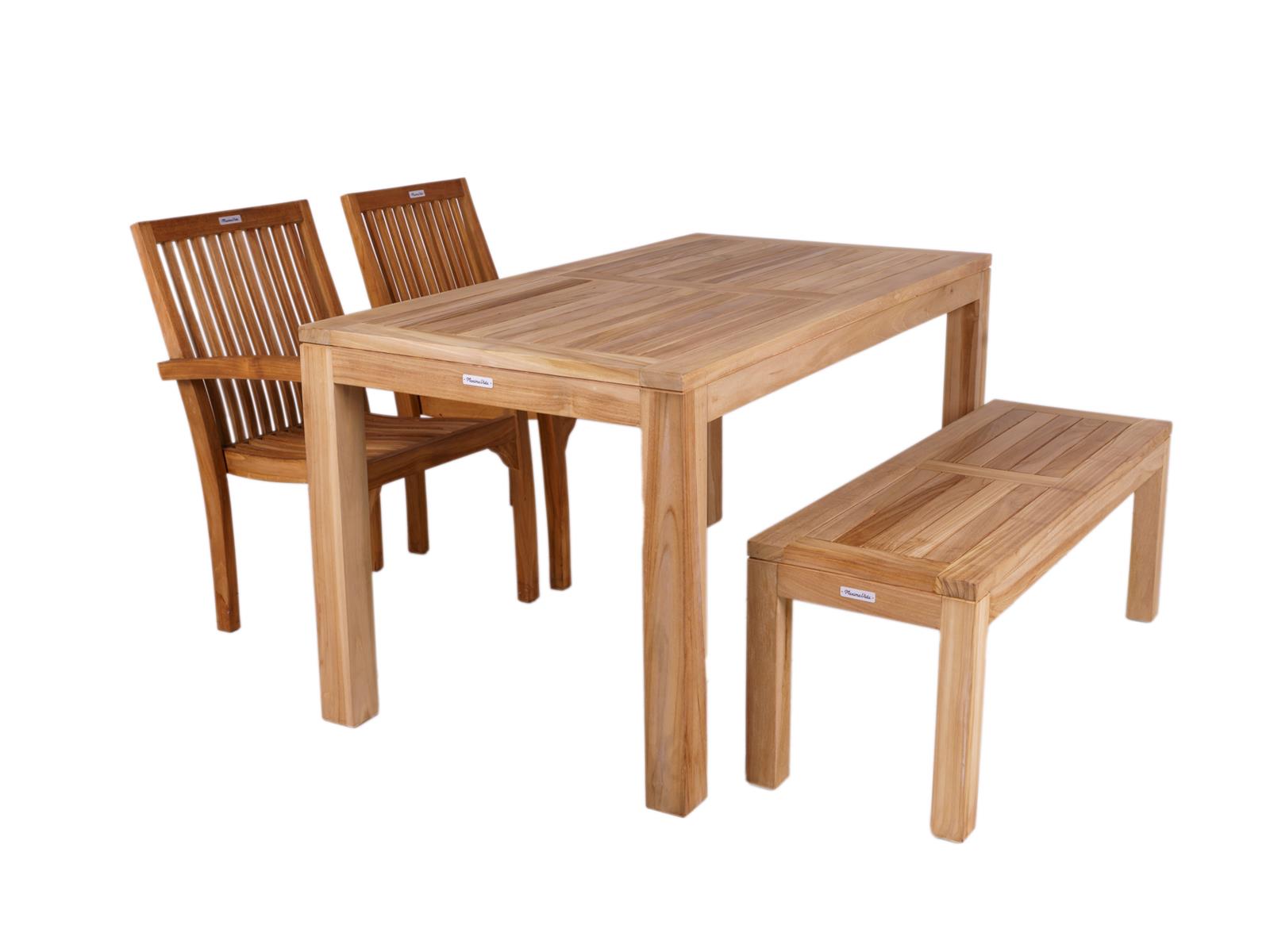 MaximaVida teak tuinset Java 180 cm – 4-delig