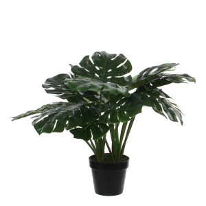 Mica Decorations Monstera Kunstplant – H60 x Ø80 cm – Groen Mica Decorations Monstera Kunstplant – H60 x Ø80 cm – Groen