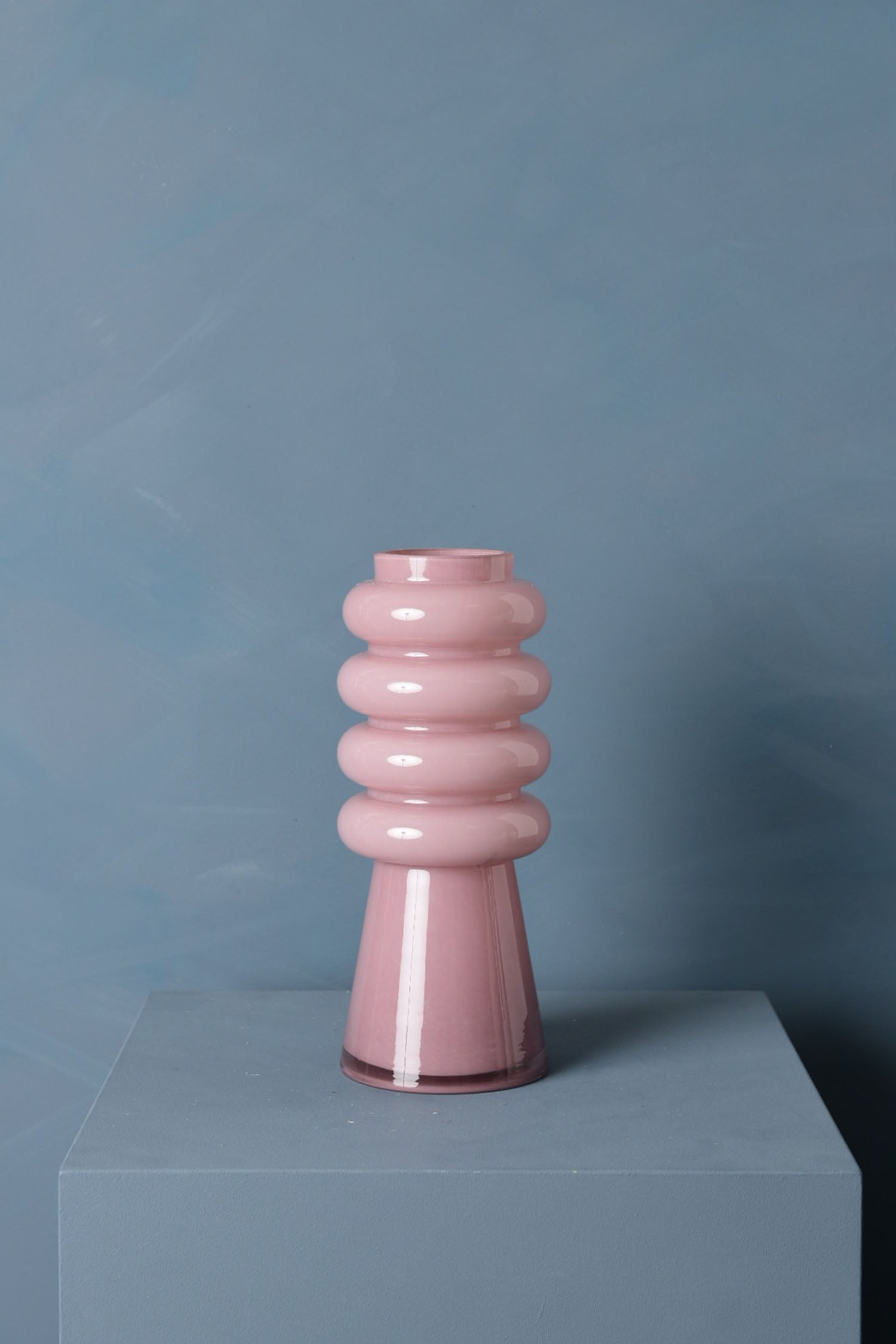 Madame Fleurie Bellecour Vaas – Mondgeblazen Glas – Elegant Design met