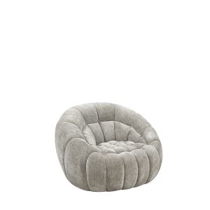 LABEL51 Fauteuil Cloud – Grijs Stof – Draaibaar LABEL51 Fauteuil Cloud – Grijs Stof – Draaibaar