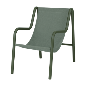 noo.ma Nokk Armchair – Outdoor loungestoel, forest green, stalen frame noo.ma Nokk Armchair – Outdoor loungestoel, forest green, stalen frame